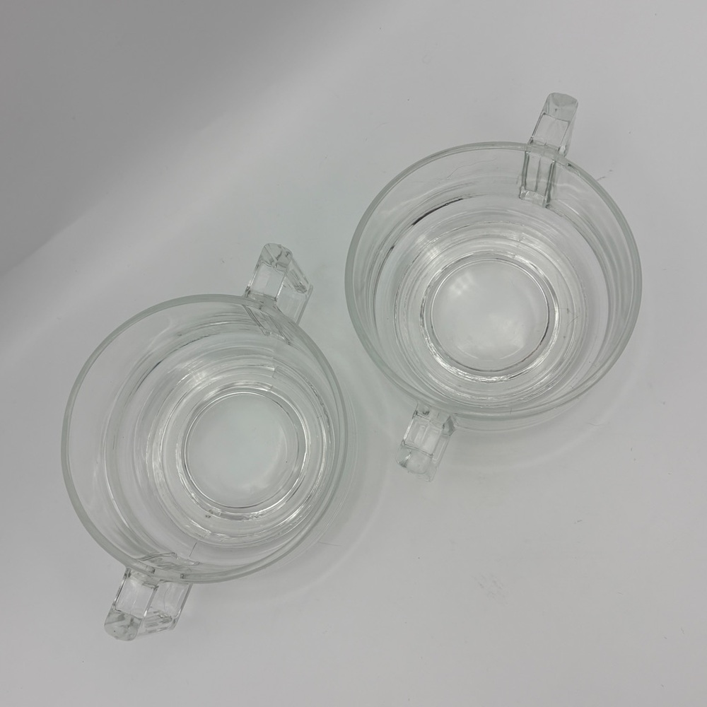 2 Vintage “Arno" Stackable Glass Bowls, by Designer Joe Colombo - Picture 3 of 5